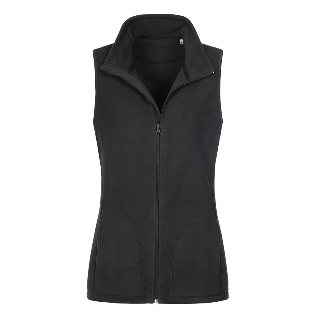 Stedman Womens Active Fleece Gilet (Black Opal) - AB298