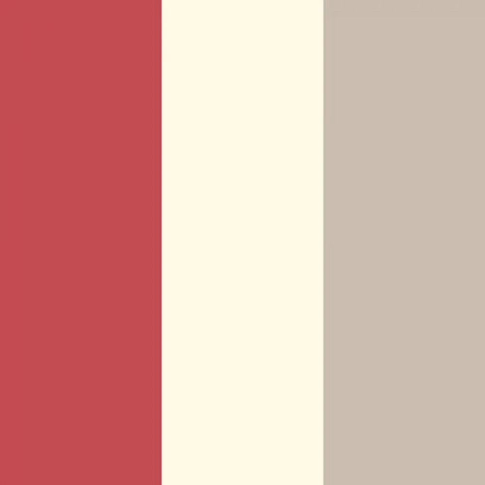 Direct Wallpapers Stripe Textured Wallpaper (Red/Cream/Grey) - AG911