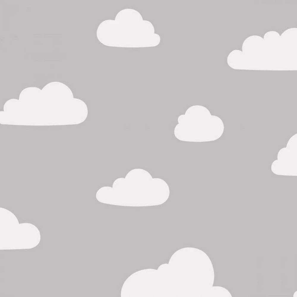 World of Wallpaper Clouds Wallpaper (Grey/White) - AG304