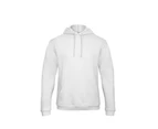 B&C Adults Unisex ID. 203 50/50 Hooded Sweatshirt (White) - BC3648