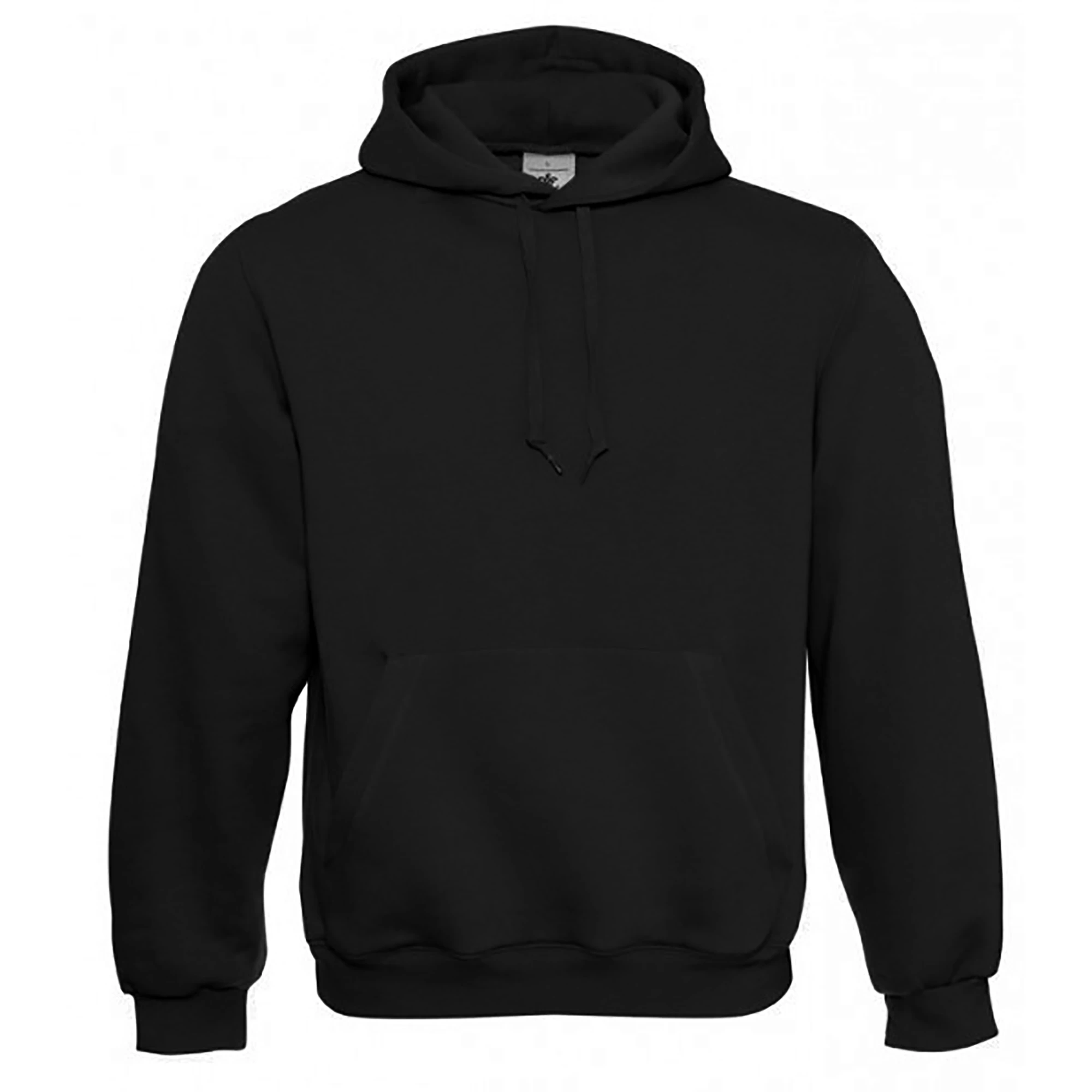 B&C Mens Hooded Sweatshirt / Hoodie (Black) - BC127