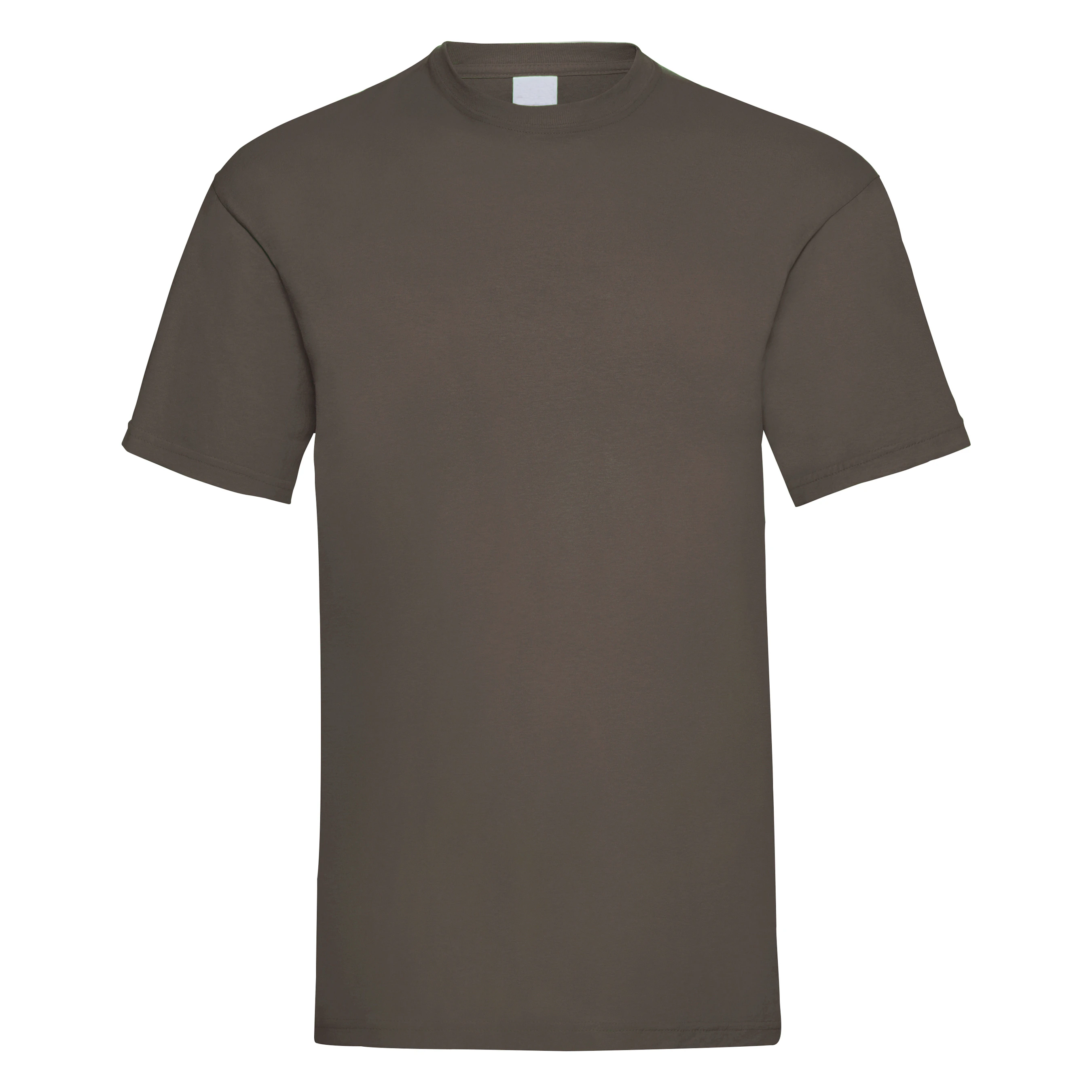 Mens Value Short Sleeve Casual T-Shirt (Dark Brown) - BC3900