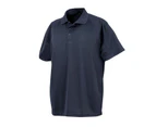 Spiro Impact Mens Performance Aircool Polo T-Shirt (Navy Blue) - BC4115