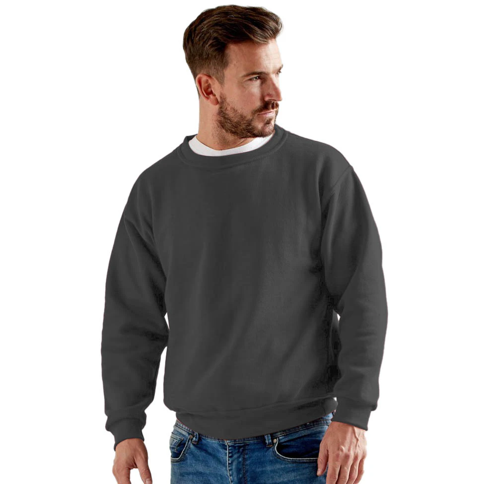 Ultimate Adults Unisex 50/50 Sweatshirt (Black) - BC4675