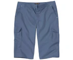 Atlas For Men Mens Cropped Cargo Trousers (Blue) - AF627
