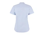 Kustom Kit Ladies Corporate Oxford Short Sleeve Shirt (Light Blue) - BC621