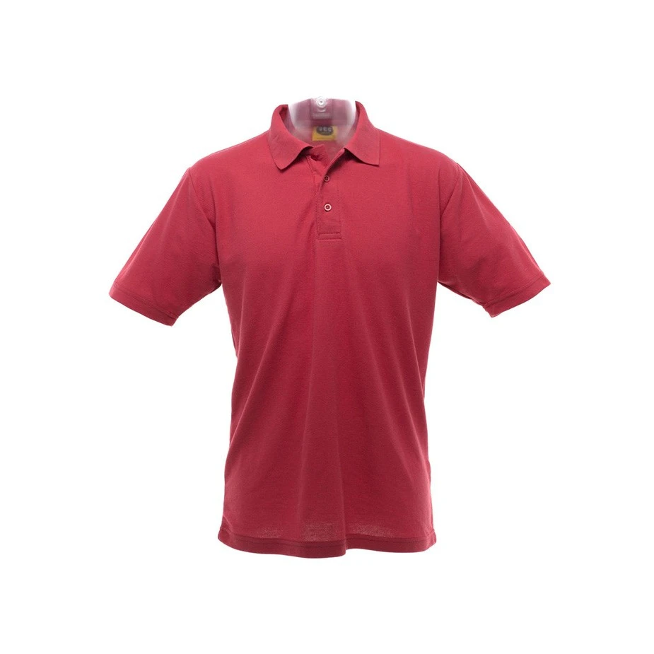 Ultimate Adults Unisex 50/50 Pique Polo (Red) - BC4674