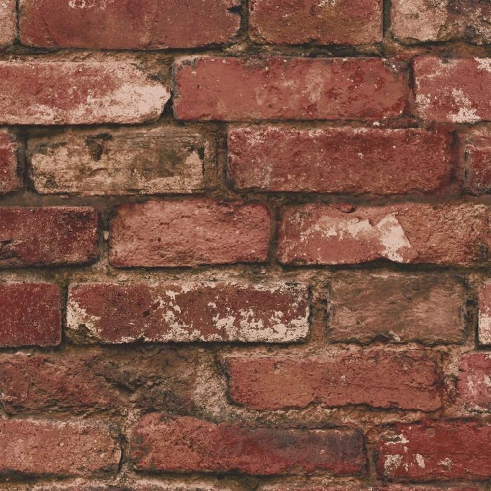 Fine Decor Brick Wallpaper (Red) - AG150