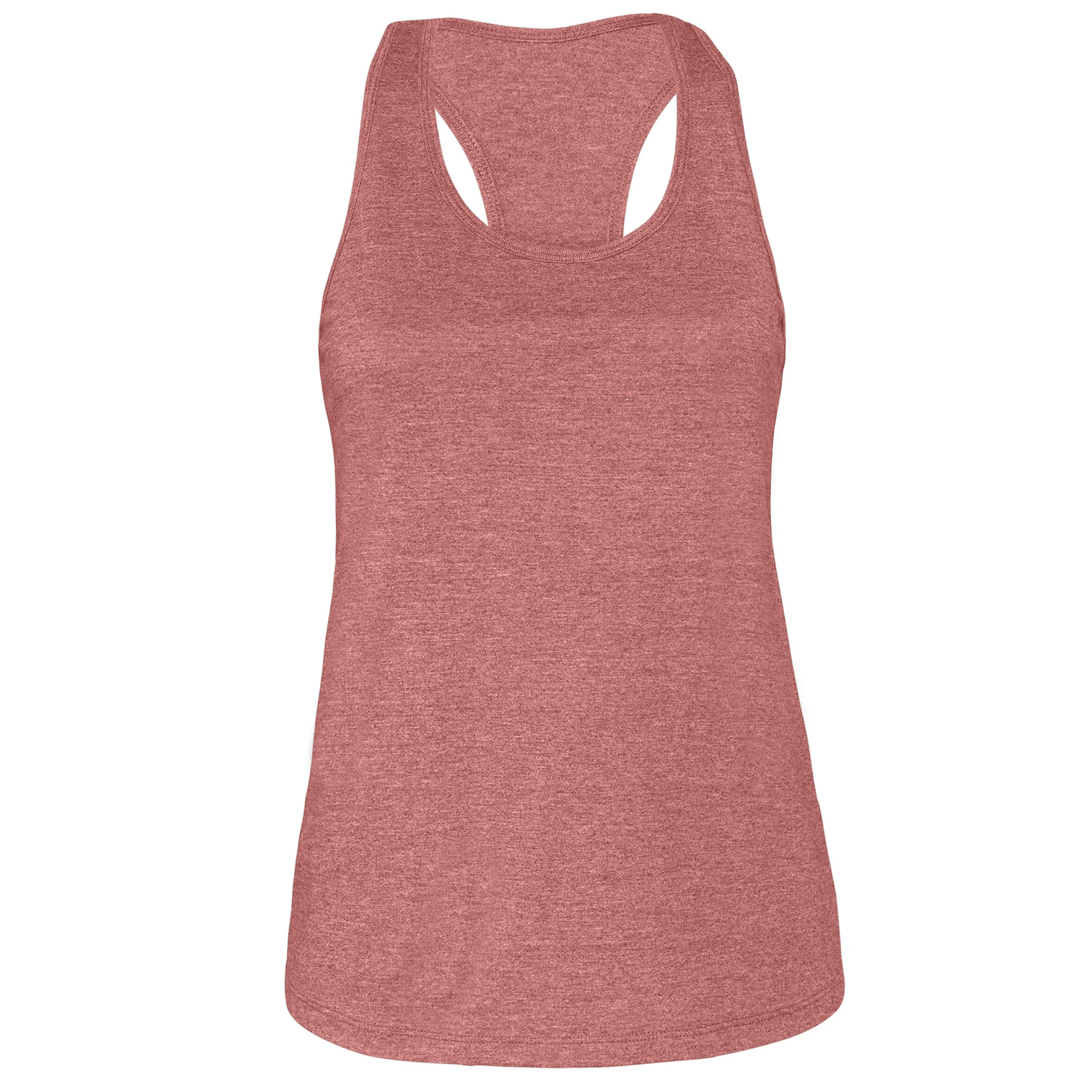 Bella + Canvas Womens Racerback Tank Top (Heather Mauve) - BC5017