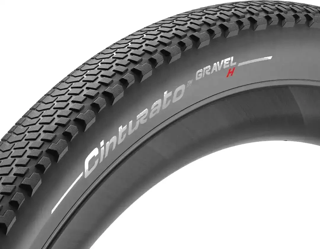 Pirelli Cinturato Gravel Hard 700x35c TLR Folding Bike Tyre Black - Black