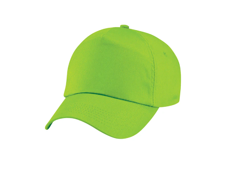 Beechfield Childrens/Kids Original 5 Panel Cap (Lime) - BC5256