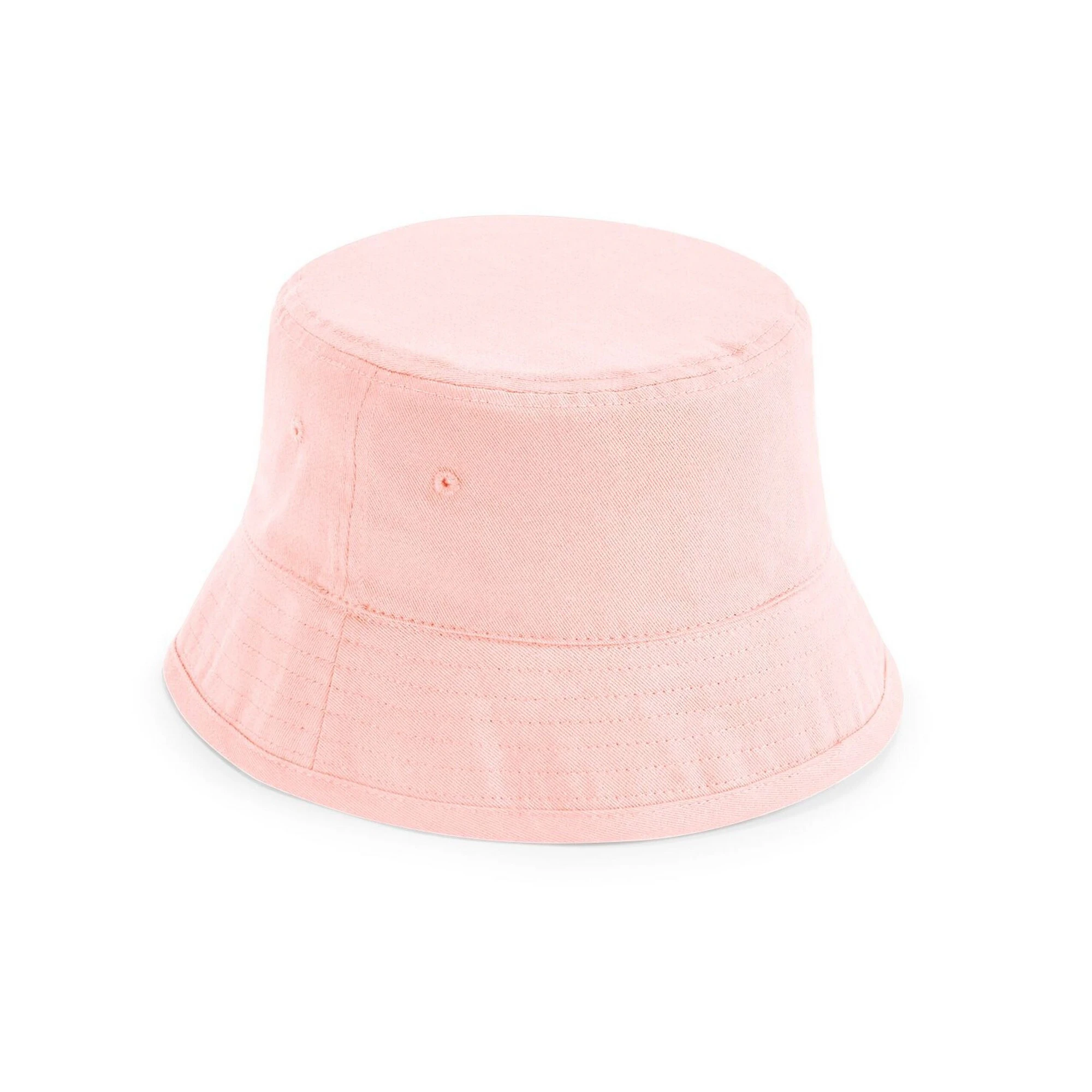 Beechfield Childrens/Kids Organic Cotton Bucket Hat (Powder Pink) - BC5185