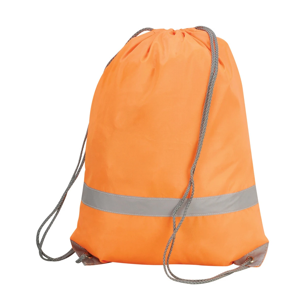 Shugon Stafford Drawstring Hi-Vis Tote Bag (13 Litres) (Pack Of 2) (Hi Vis Orange) - BC4377