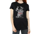 Beetlejuice Womens Graveyard Pose Cotton Boyfriend T-Shirt (Black) - BI14389