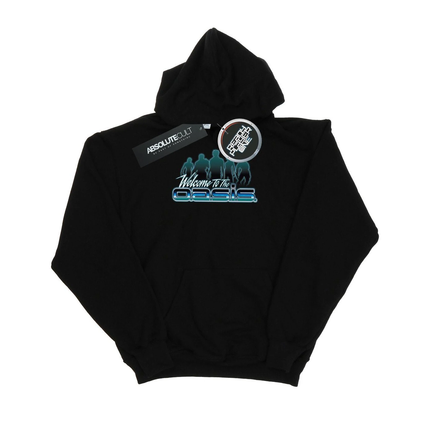 Ready Player One Womens Welcome To The Oasis Hoodie (Black) - BI12938