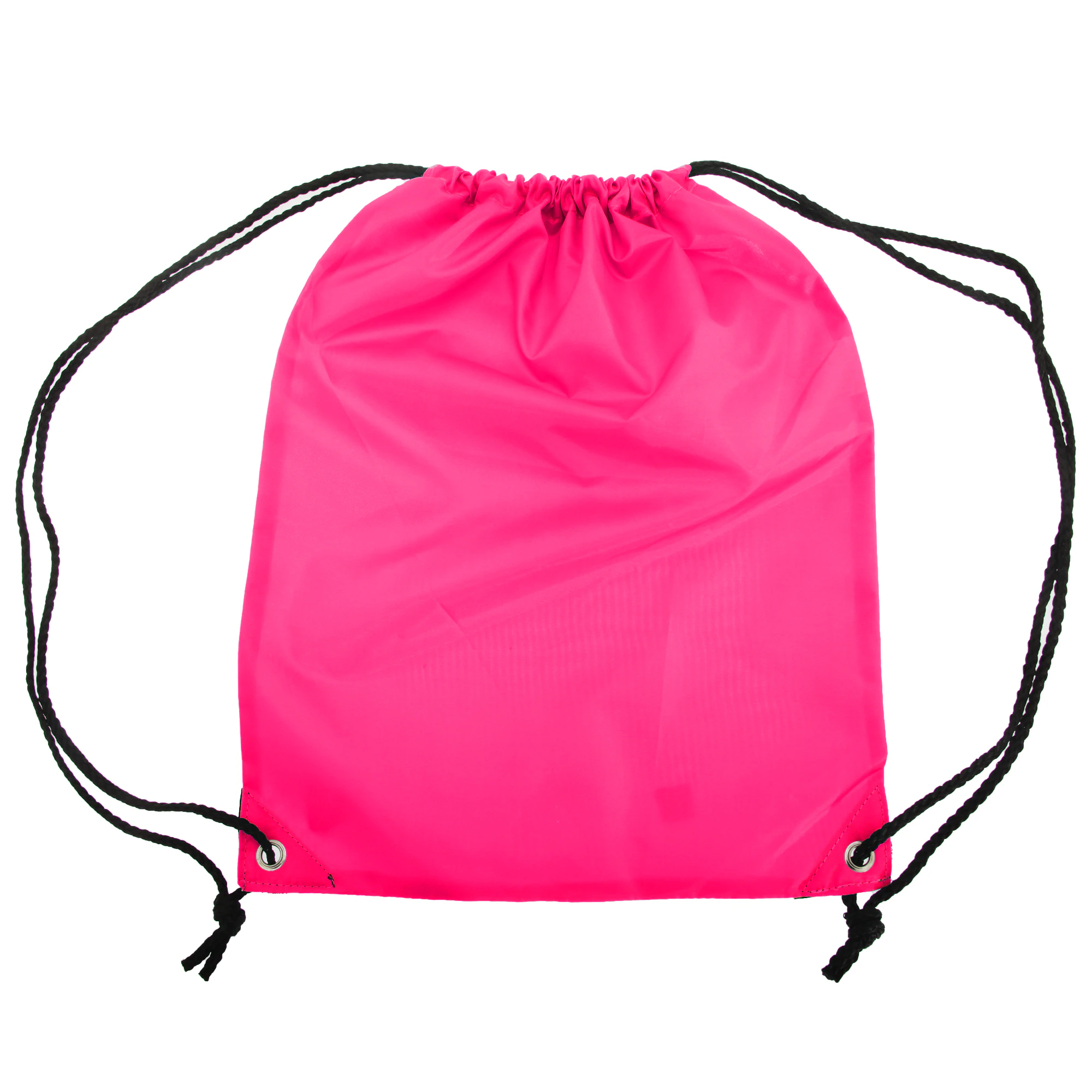 Shugon Stafford Plain Drawstring Tote Bag - 13 Litres (Pack of 2) (Hot Pink) - BC4325