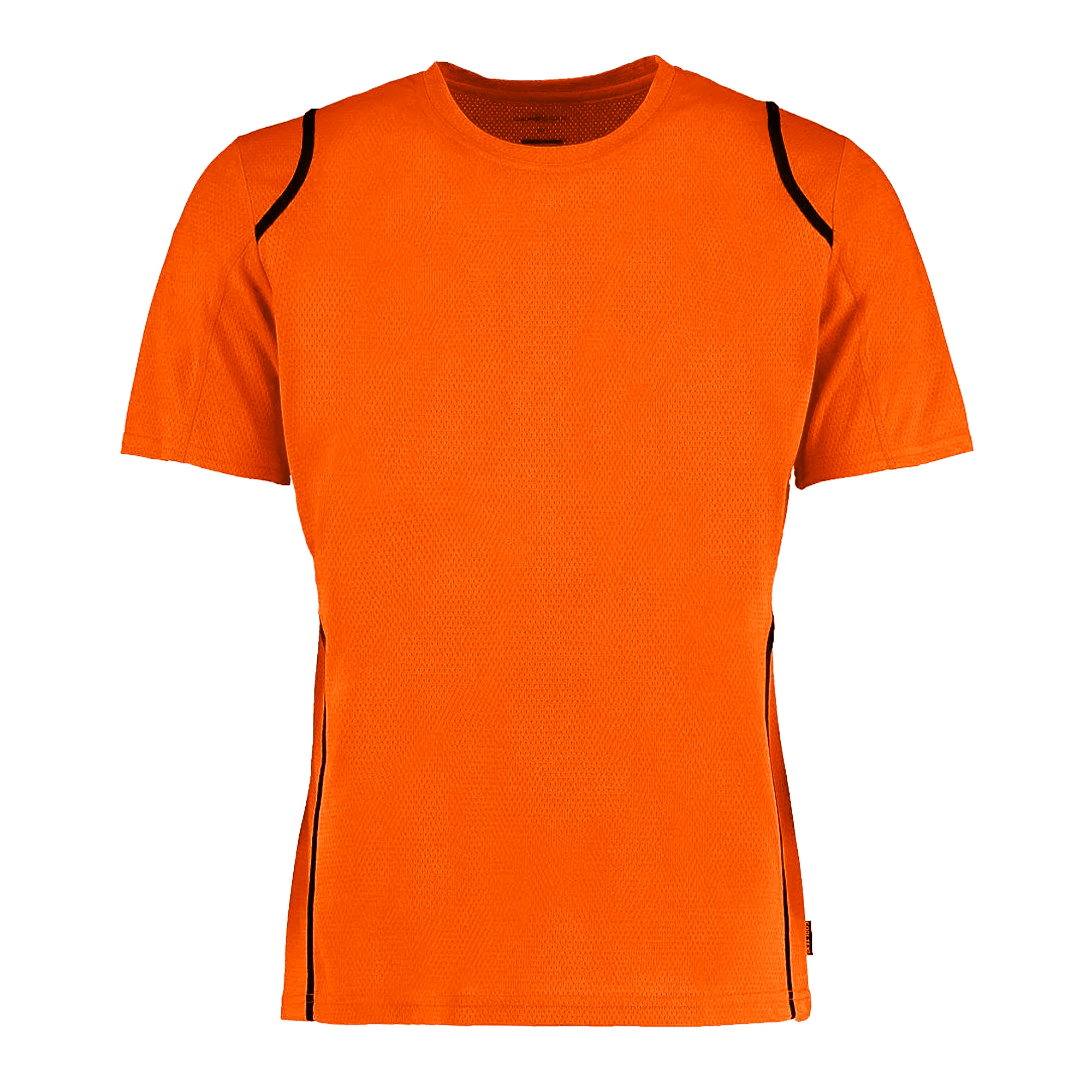 Gamegear® Cooltex® Short Sleeved T-Shirt / Mens Sportswear (Fluorescent Orange/Black) - BC451