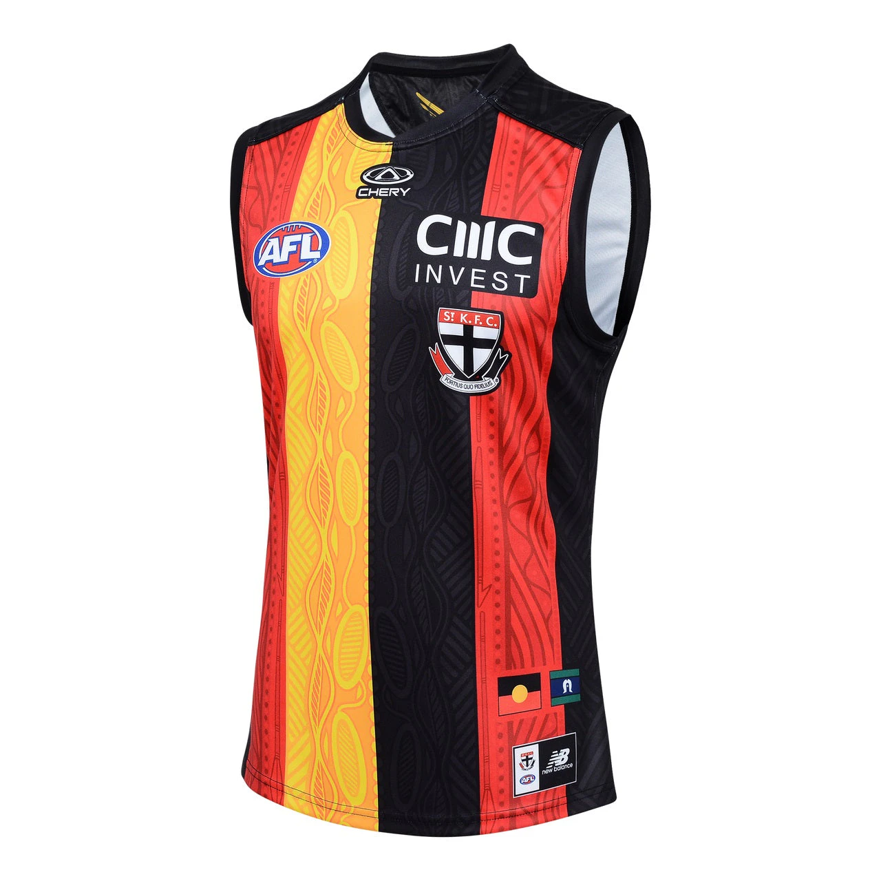 St Kilda 2024 Authentic Mens Indigenous Home Guernsey