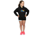 Pink Floyd Girls Neon Darkside Hoodie (Black) - BI11507