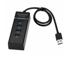 KEBIDU 4 ports High Speed HUBs Hi-Speed 4 Port USB 3.0 Multi HUB Splitter Expansion For Desktop PC Laptop Adapter USB HUB