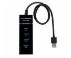 KEBIDU 4 ports High Speed HUBs Hi-Speed 4 Port USB 3.0 Multi HUB Splitter Expansion For Desktop PC Laptop Adapter USB HUB