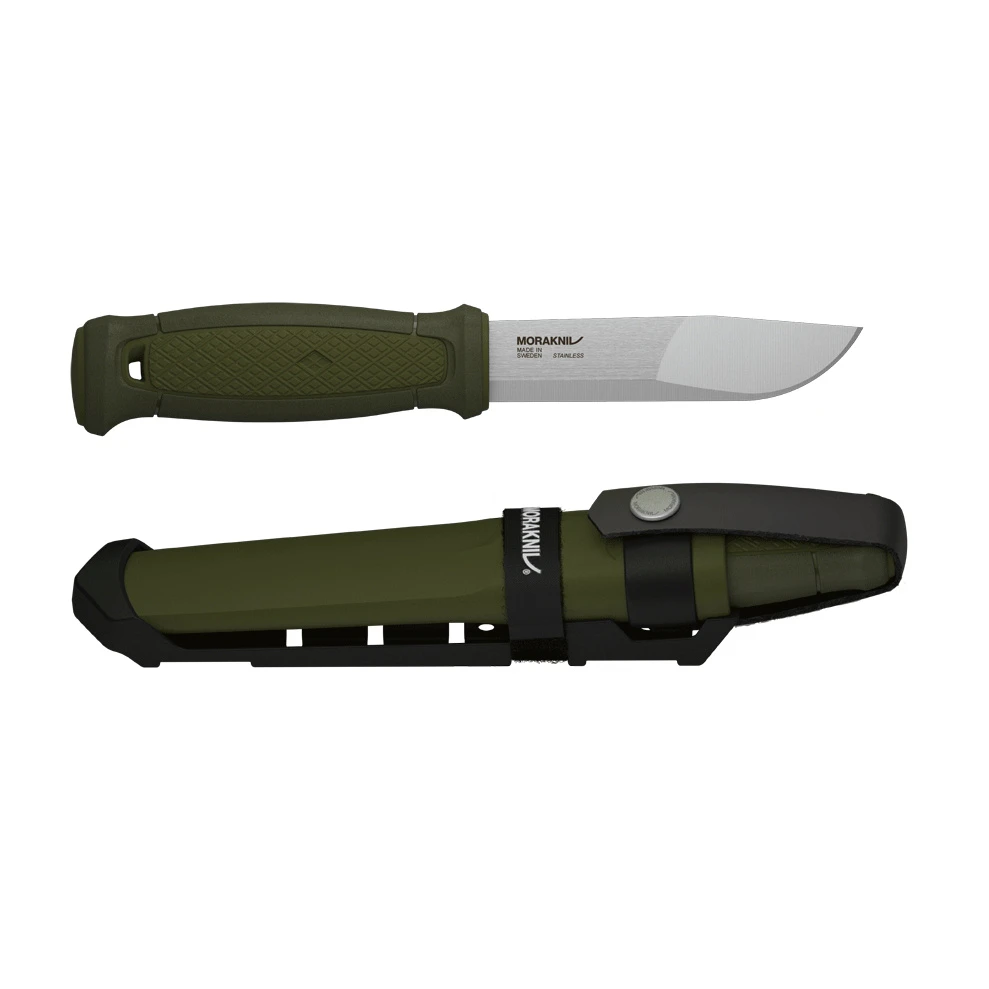 Mora Kansbol Multimount outdoor knife - Stainless Steel with sheath - Morakniv