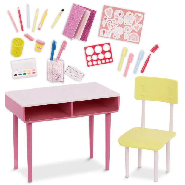 Our Generation Imagination Station Desk & Chair Set for 18-inch Dolls