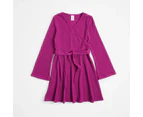 Target Knit Wrap Floral Dress - Pink