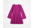 Target Knit Wrap Floral Dress - Pink