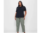 Target Plus Size Twill Pants - Green