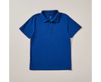 Target Short Sleeve School Polos - Blue