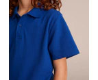 Target Short Sleeve School Polos - Blue