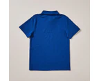 Target Short Sleeve School Polos - Blue