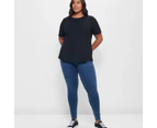 Target Plus Size Full Length Denim Jeggings - Blue