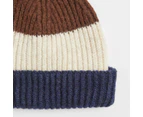 Target Kids Colour Block Beanie - Blue