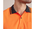 Graphite Hi-Visibility Polo Shirt - Orange