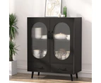 Artiss Buffet Sideboard Double Doors - Black