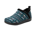 Alegria Cozee Santa Fe Slippers Shoes Warm Cozy - Teal