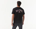 Billabong Men's Arch Fill Short Sleeve Tee / T-Shirt / Tshirt - Black