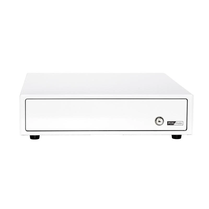 POS-mate Cash Drawer (Push To Open) - Gloss White