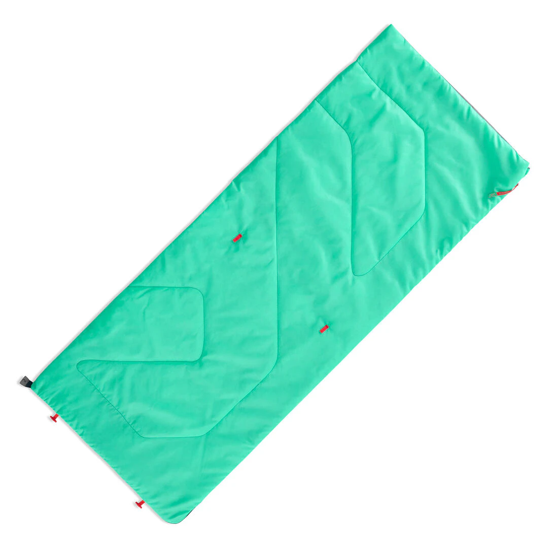 DECATHLON QUECHUA Quechua MH100 Kid's Sleeping Bag 20oC - Turquoise