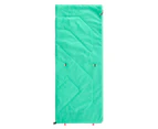 DECATHLON QUECHUA Quechua MH100 Kid's Sleeping Bag 20oC - Turquoise