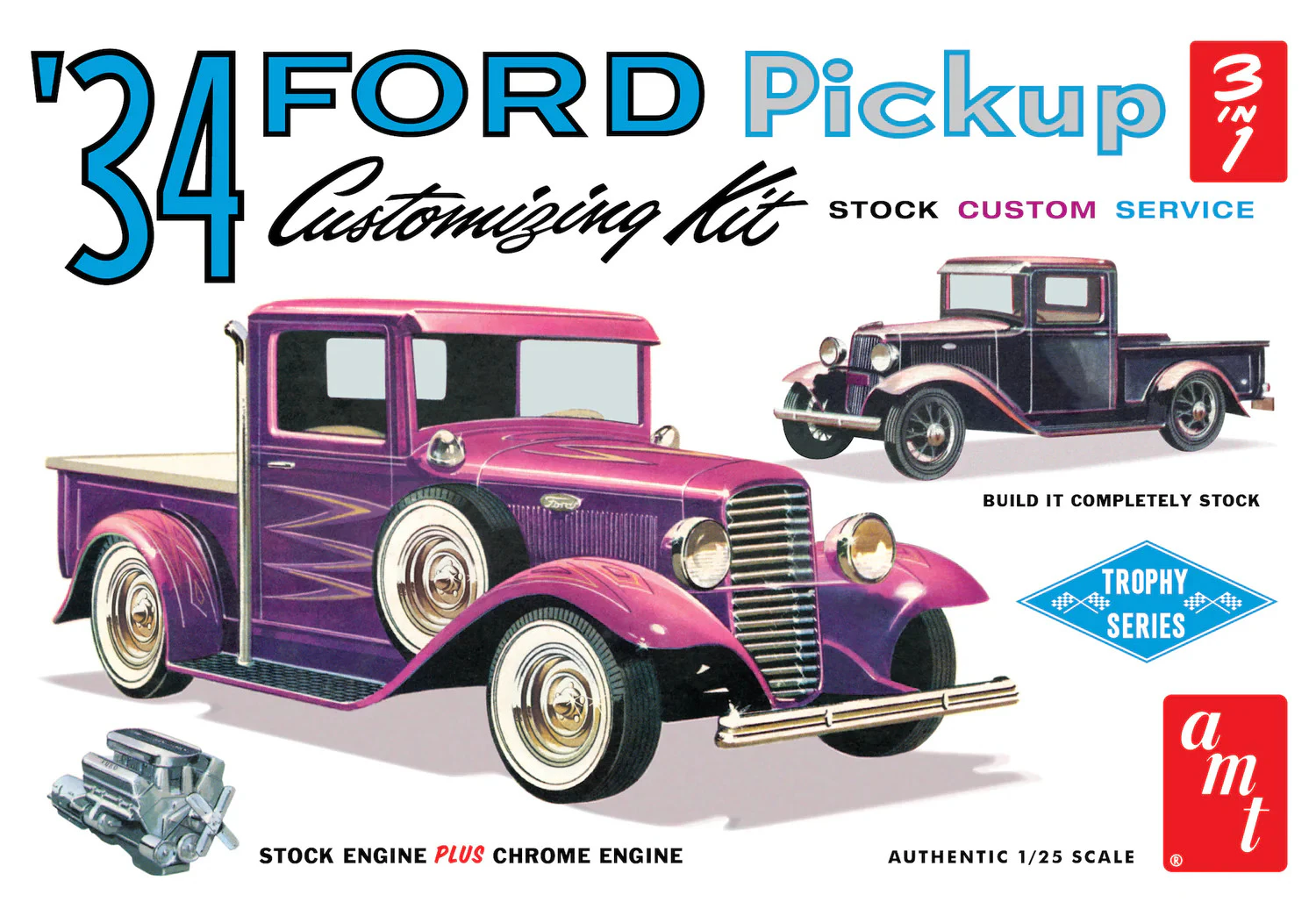 AMT 1/25 1934 Ford Pickup Plastic Model Kit