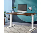 Oikiture Standing Desk Height Adjustable Motorised Electric Sit Stand Table 140cm