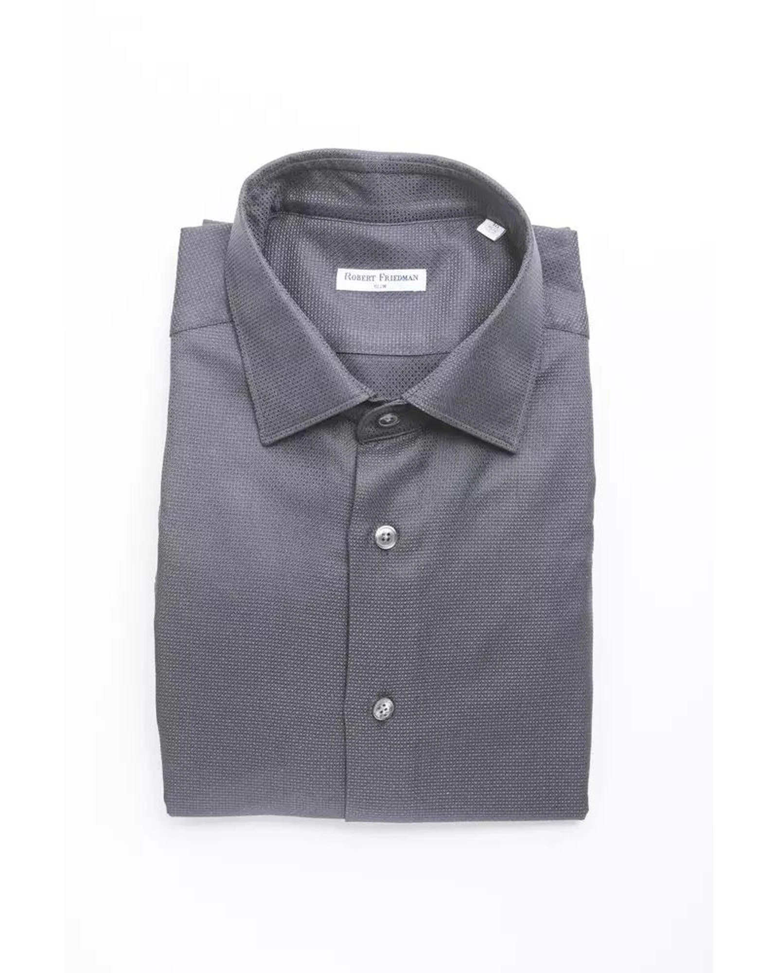 Robert Friedman Blue Cotton Shirt