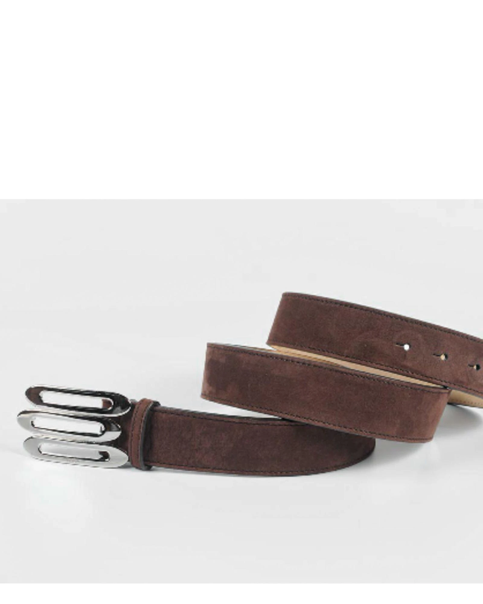 Calf Leather  Belt - Brown