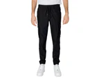 Polyester Trousers with Multiple Pockets - Black