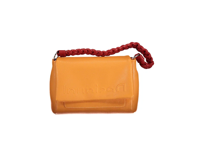Removable Handle and Strap Shoulder Bag - Orange