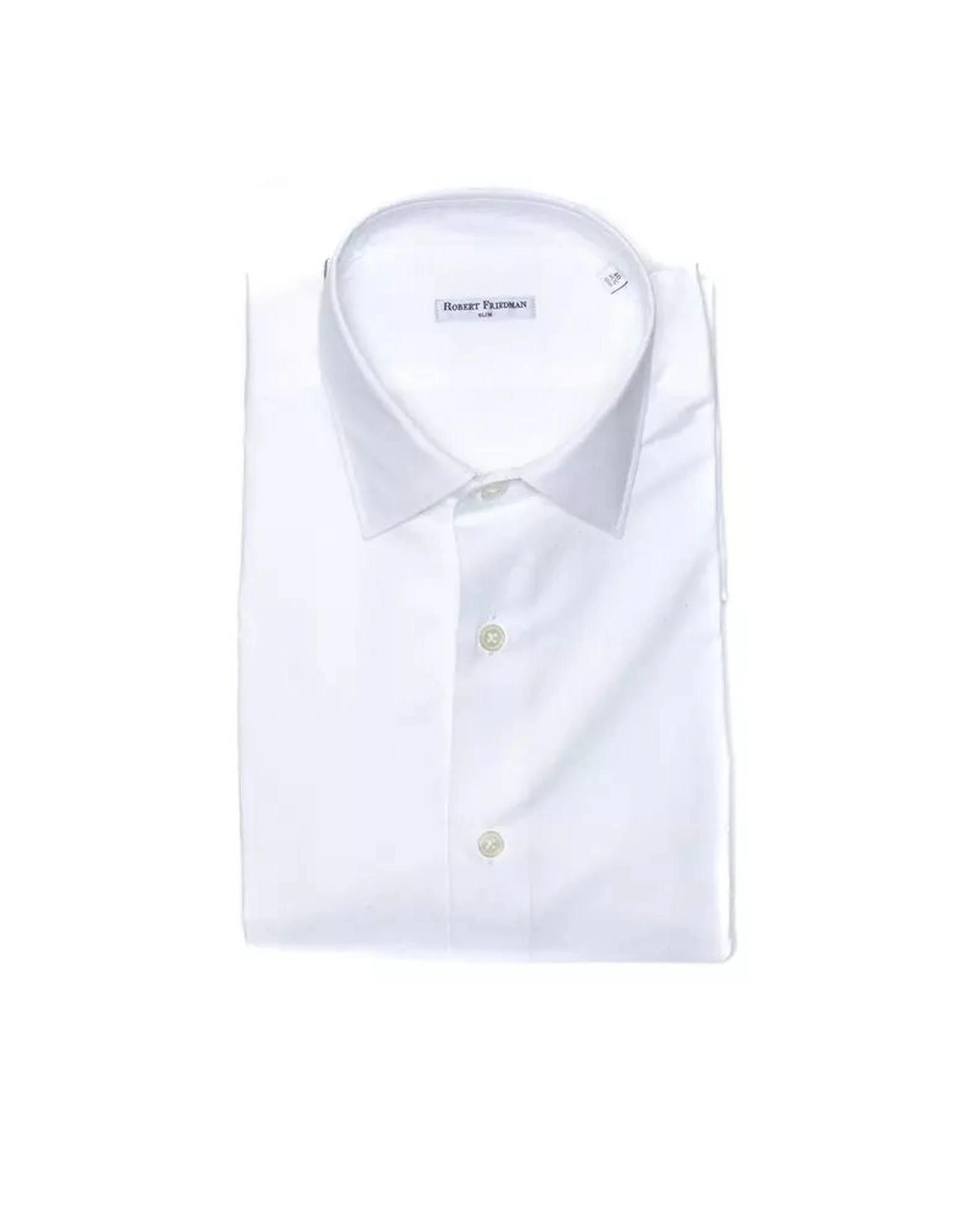 Robert Friedman White Cotton Shirt