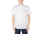 Mens Plain White Cotton T-shirt - White